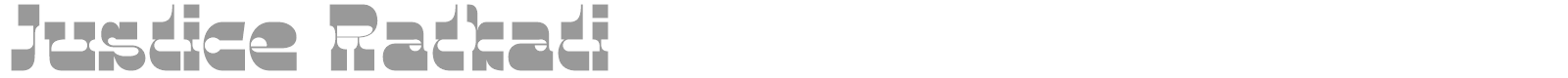 Justice Ratkati font preview